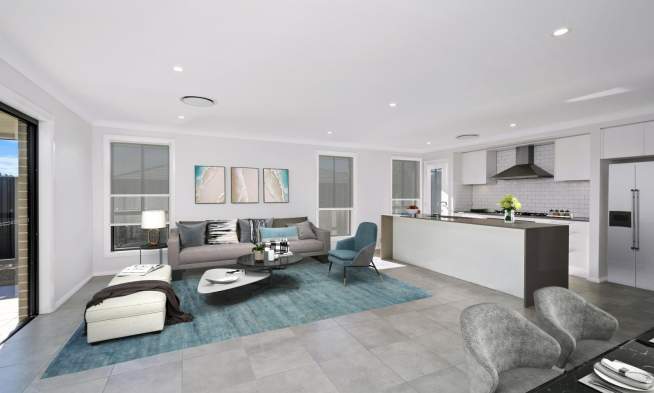 Living-Dining-Stoneleigh Home Design